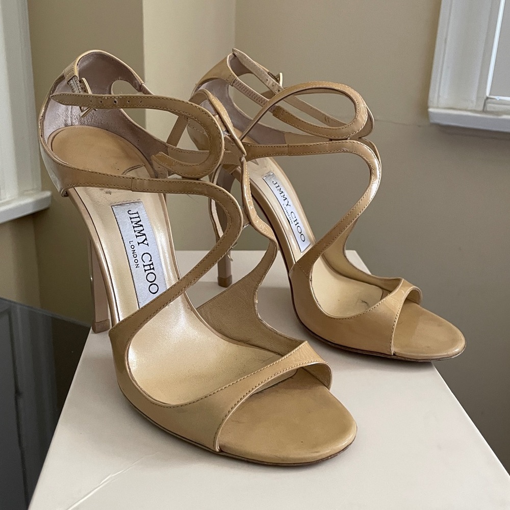 Jimmy choo “lance” nude size 7